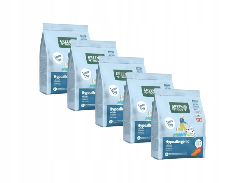 Karma dla psa GREEN PETFOOD InsectDog Hypoallergenic z owadami 900 g