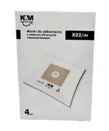 Worki do odkurzaczy - Worek do odkurzacza tekstylny X02/m 4 szt. - miniaturka - grafika 1