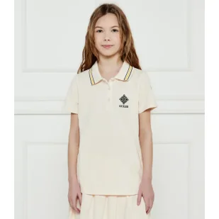 GUESS ACTIVE Polo Regular Fit - Koszulki dla dziewczynek - miniaturka - grafika 1