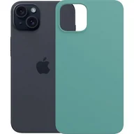 Etui i futerały do telefonów - Etui 3MK Silicone Guardx MagCase do Apple iPhone 15 Zielony - miniaturka - grafika 1