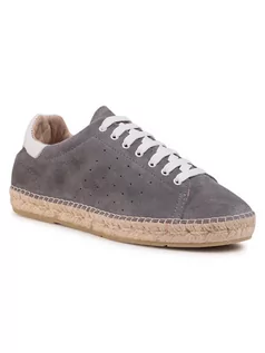 Espadryle męskie - QUAZI Espadryle QZ-63-04-000621 Szary - grafika 1