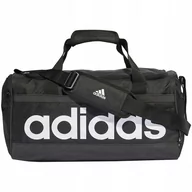 Torby sportowe - Adidas, Torba sportowa, Essentials Linear Duffel M, HT4743, czarno-biała - miniaturka - grafika 1