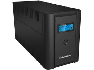 PowerWalker Power Walker VI 2200 LCD Schuko (VI2200LCD-SCHUKO) - Zasilacze awaryjne UPS - miniaturka - grafika 1
