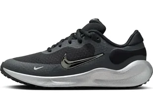 Nike Revolution 7 se (gs) buty dziecięce czarny/metaliczny srebrny, Black Metallic Silver Anthracite, 40 EU - Buty dla dziewczynek - miniaturka - grafika 1