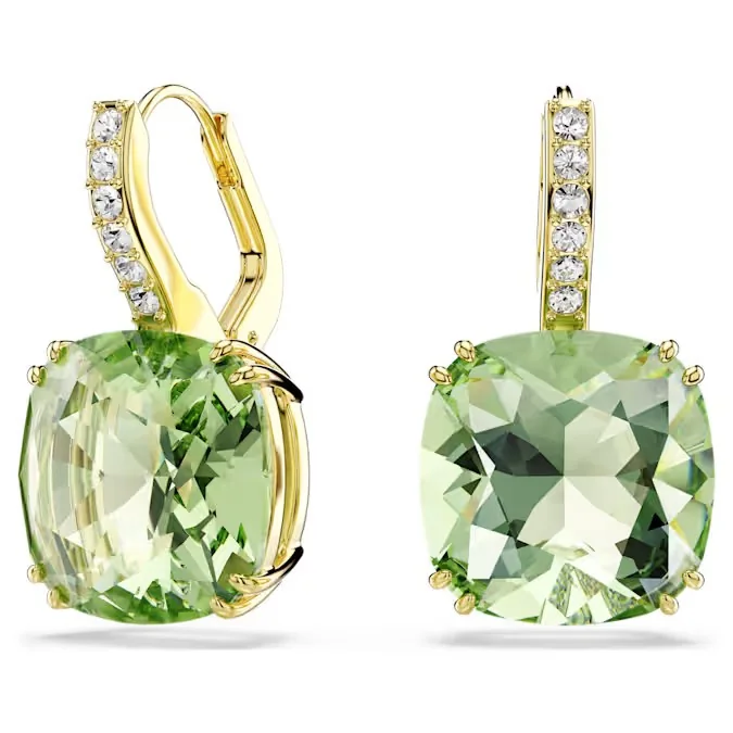 Kolczyki Swarovski Millenia wiszące zielone 5764822