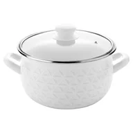 Garnki - Garnek emaliowany Pyza Diamond z pokrywką 24 cm 5,6 l - miniaturka - grafika 1