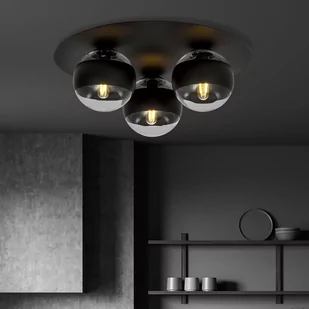Solar lampa sufitowa 3-punktowa czarna/stripe 1129/3 - Lampy sufitowe - miniaturka - grafika 2