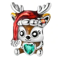 Charmsy - Charms do Pandora - CHARMS ŚWIĘTA RENIFER - miniaturka - grafika 1