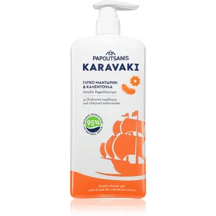 PAPOUTSANIS Karavaki Mandarine-Calendula żel pod prysznic 750 ml - Kosmetyki do kąpieli - miniaturka - grafika 1