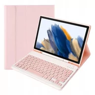 Etui do tabletów - Etui do Samsung Galaxy Tab A8 10.5 X200 z klawiaturą BT różowe Pokrowiec Case Futerał Obudowa - miniaturka - grafika 1