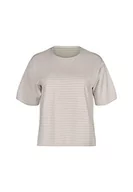 Bluzy damskie - Skiny Damska bluza piżamowa Every Night 01, srebrnoszara paski, normalna - miniaturka - grafika 1