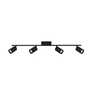 Lampy sufitowe - Tris lampa sufitowa (spot) 4xGU10 czarna SPL-46829-4-BK - miniaturka - grafika 1