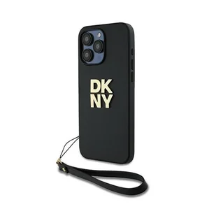 DKNY Wrist Strap Stock Logo - Etui iPhone 15 Pro Max (czarny) - Etui i futerały do telefonów - miniaturka - grafika 1