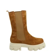 Botki damskie - Botki z wysoką cholewką - Venezia - miniaturka - grafika 1