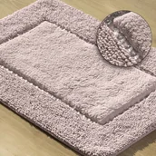 Dywaniki łazienkowe - Dywanik bawełniany, CHIC, zdobiony kryształkami, Eurofirany, różowy - miniaturka - grafika 1