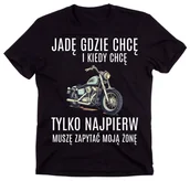 Moda i Uroda OUTLET - koszulka Z MOTEREM dla motocyklisty DLA MĘŻA - miniaturka - grafika 1