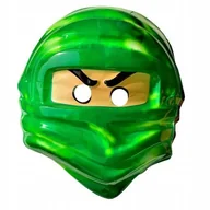Dodatki do strojów karnawałowych - MASKA NINJA LUDZIK ZIELONY DZIECIĘCA LLOYD - miniaturka - grafika 1