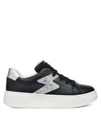 Buty dla dziewczynek - Geox Sneakersy J Mikiroshi J45DVA 0BCEW C0039 S Czarny - miniaturka - grafika 1