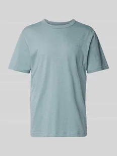 T-shirt o kroju regular fit z czystej bawełny z gumowanym nadrukiem z logo - Koszulki męskie - miniaturka - grafika 1