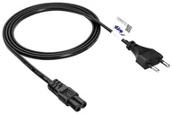 Kable - Akyga AK-RD-01A ósemka CCA CEE 7/16 / IEC C7 1.5 m - miniaturka - grafika 1