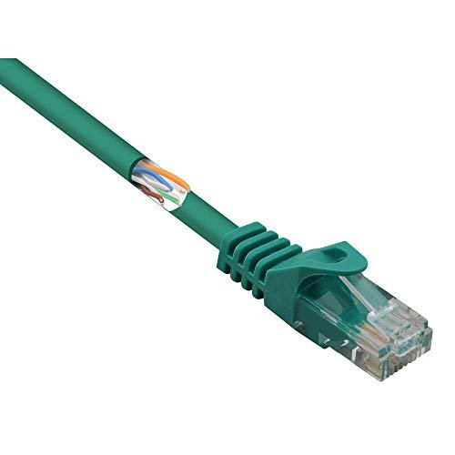 Basetech BT-2348161 RJ45 kabel sieciowy, kabel krosowy CAT 5e U/UTP 2,00 m zielony z zabezpieczeniem zatrzaskowym 1 szt.