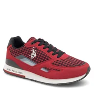 Sneakersy męskie - Sneakersy U.S. Polo Assn. TABRY006M/CHT1 Czerwony - miniaturka - grafika 1