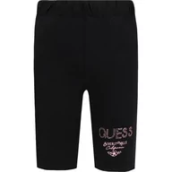 Spodnie i spodenki dla dziewczynek - Guess Szorty | Slim Fit - miniaturka - grafika 1