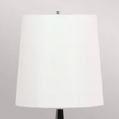 Lampy stojące - Elstead Lampa stojąca Ascent, czarna, biały klosz - miniaturka - grafika 1