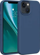 Etui i futerały do telefonów - Etteri Nakładka Etteri Silicone Case do iPhone 15 6,1" ciemnoniebieska - miniaturka - grafika 1