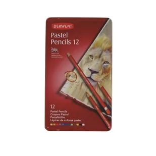 Kredki Pastelowe Derwent Pastel Pencils 12 szt 1081-7955D - Kredki, ołówki, pastele i pisaki - miniaturka - grafika 1