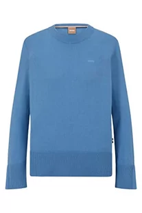 BOSS Damski sweter C_fonneta Knitted_Sweater, Open Blue474, XS - Swetry damskie - miniaturka - grafika 1