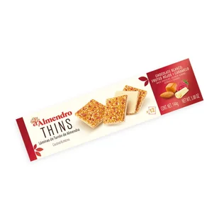 Turron - Nugat Migdałowy - Płatki z Migdałami, Białą Czekoladą, Czerwonymi Owocami i Karmelem 144g - Desery dla dzieci - miniaturka - grafika 1