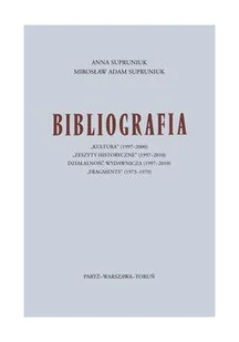 Bibliografia Kultura (1997-2000) - Anna Supruniuk, Mirosław Adam Supruniuk - Historia Polski - miniaturka - grafika 2