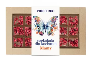 Czekolada mleczna z malinami - Dzień Mamy motyl - Czekolada - miniaturka - grafika 1