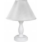 Lampy stojące - Biała lampka nocna dziecięca drewniana - S193-Kadex - miniaturka - grafika 1