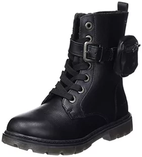 Tom Tailor 4274006 półdługie kozaki, czarne, 40 UE - Kozaki damskie - miniaturka - grafika 1