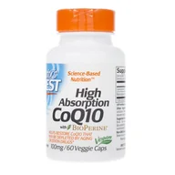 Suplementy naturalne - Koenzym Q10 100 mg i Piperyna BioPerine 60 kapsułek Doctor's Best 1036544573 - miniaturka - grafika 1