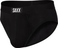 Majtki męskie - SAXX Slipy męskie wygodne SAXX ULTRA Boxer Brief Fly - czarne S - miniaturka - grafika 1