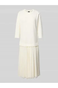 Sukienka midi z efektem 2 w 1 - Joop! - Sukienki - miniaturka - grafika 1