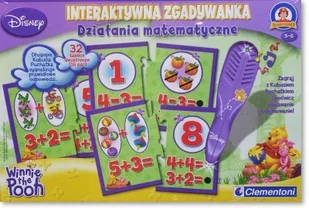 CLEMENTONI ZESTAW KUBUŚ PUCHATEK - DZIAŁANIA (60654) - Gry planszowe - miniaturka - grafika 1