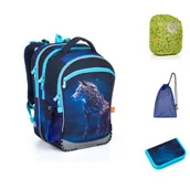 Plecaki szkolne i tornistry - Topgal Komplet szkolny COCO 24016 SET LARGE - miniaturka - grafika 1