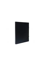 Teczka z gumką A4 PP pudło 2cm czarna - Teczki i skoroszyty - miniaturka - grafika 1