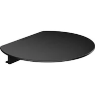 Akcesoria do armatury i ceramiki - Hansgrohe WallStoris półka łazienkowa ścienna czarny mat 27915670 - miniaturka - grafika 1