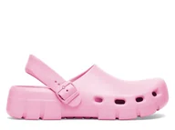 Klapki i japonki damskie - Klapki damskie Birkenstock 1027702 BIRKI FLOW EVA REGULAR Różowe - miniaturka - grafika 1