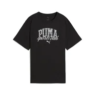 Koszulki sportowe damskie - Damska koszulka PUMA CLASS o luźnym kroju PUMA Black - miniaturka - grafika 1