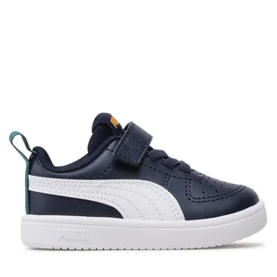 Sneakersy Puma Rickie Ac Inf 384314 07 Granatowy - Buty dla chłopców - miniaturka - grafika 1