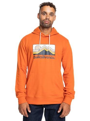 Quiksilver Sweter QS GRADIENT MOUNTAINS BLUZA Męska Brązowa XS