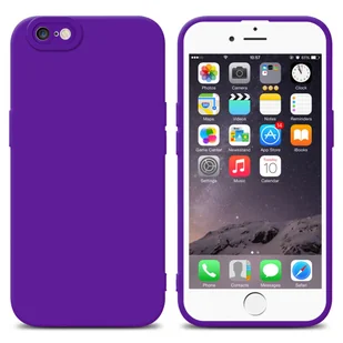 Pokrowiec Etui Do Apple iPhone 6 / 6S w FLUID CIEMNY FIOLET TPU Silikonowe Obudowa Ochronny Case Cover Cadorabo - Etui i futerały do telefonów - miniaturka - grafika 1