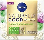 Kremy do twarzy - Krem do twarzy Nivea Naturally Good Anti-Wrinkle Day Cream 50 ml (4005900768056) - miniaturka - grafika 1