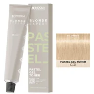 Farby do włosów i szampony koloryzujące - Indola Blonde Expert Pastel Gel, pastelowy toner w żelu, G.31, 60ml - miniaturka - grafika 1